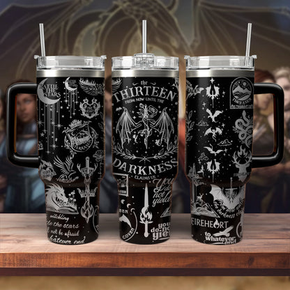 The Thirteen Throne Of Glass Engraved 40oz Tumbler - 406TTHNTB103