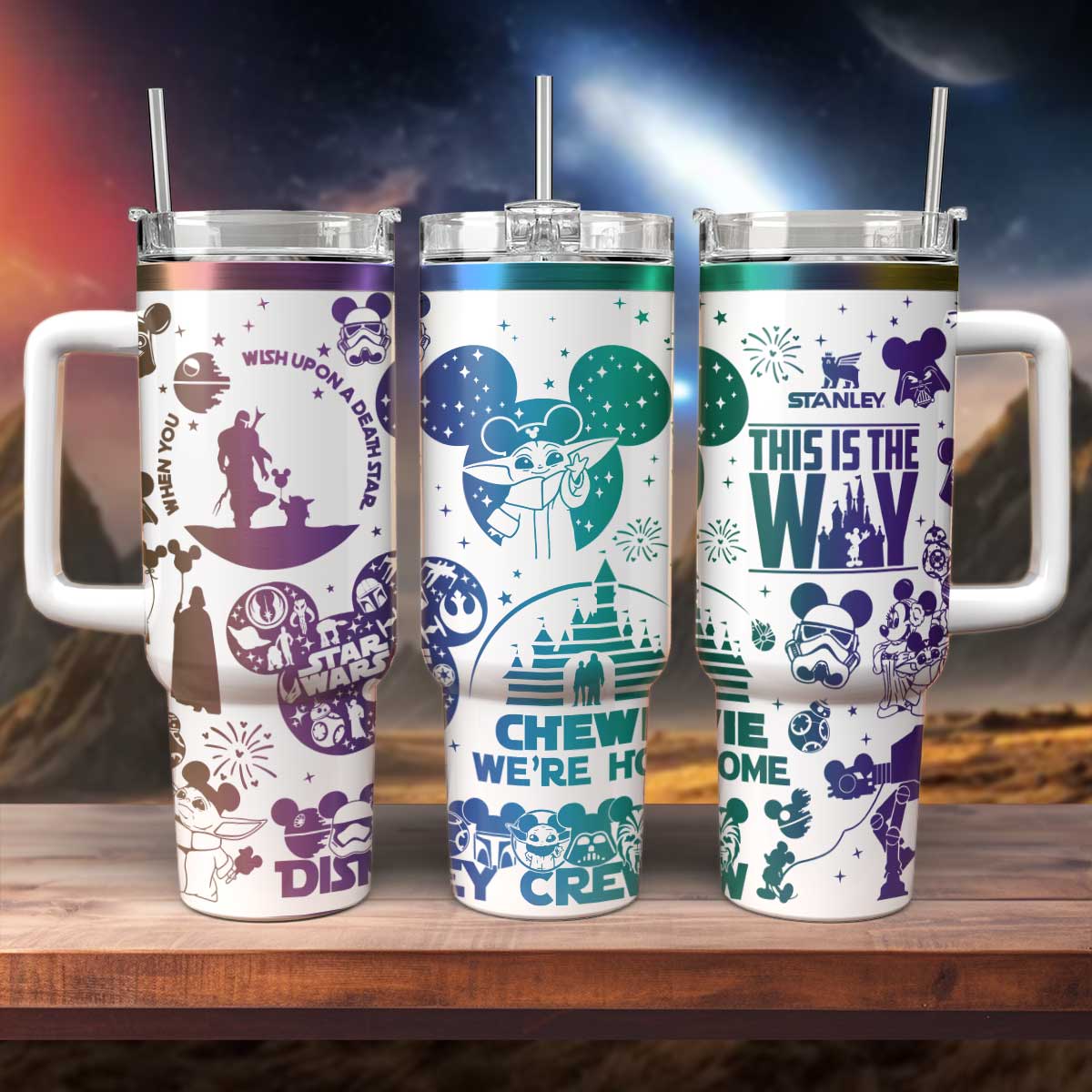 SW Disney Inspired Engraved Tumbler- 406TTHNTB164