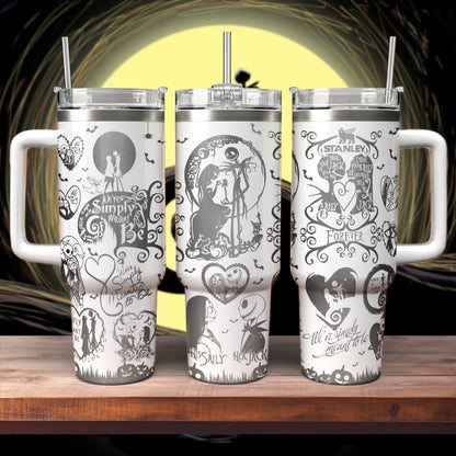 Jack & Sally Forever 40oz Tumbler - 408VTHNTB030