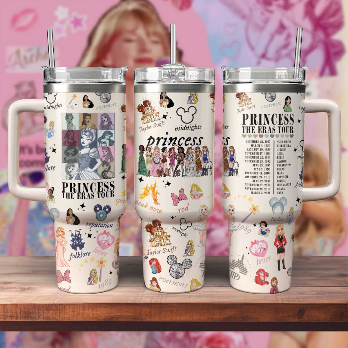 TS DN Princess Eras Tour 40oz Tumbler- 406TTHNTB051