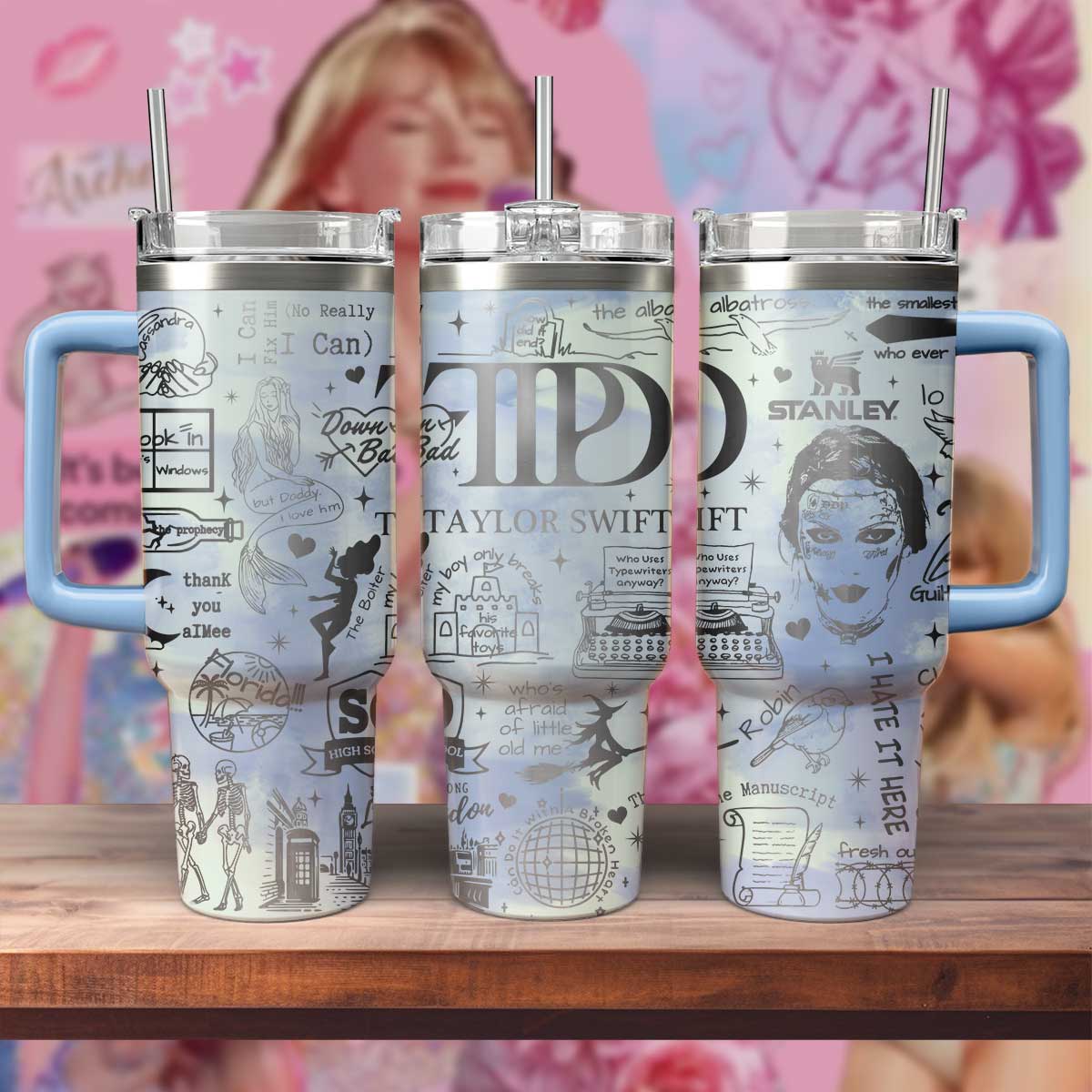 TTPD Taylor Swift 40 oz Tumbler 407HLTLTB022