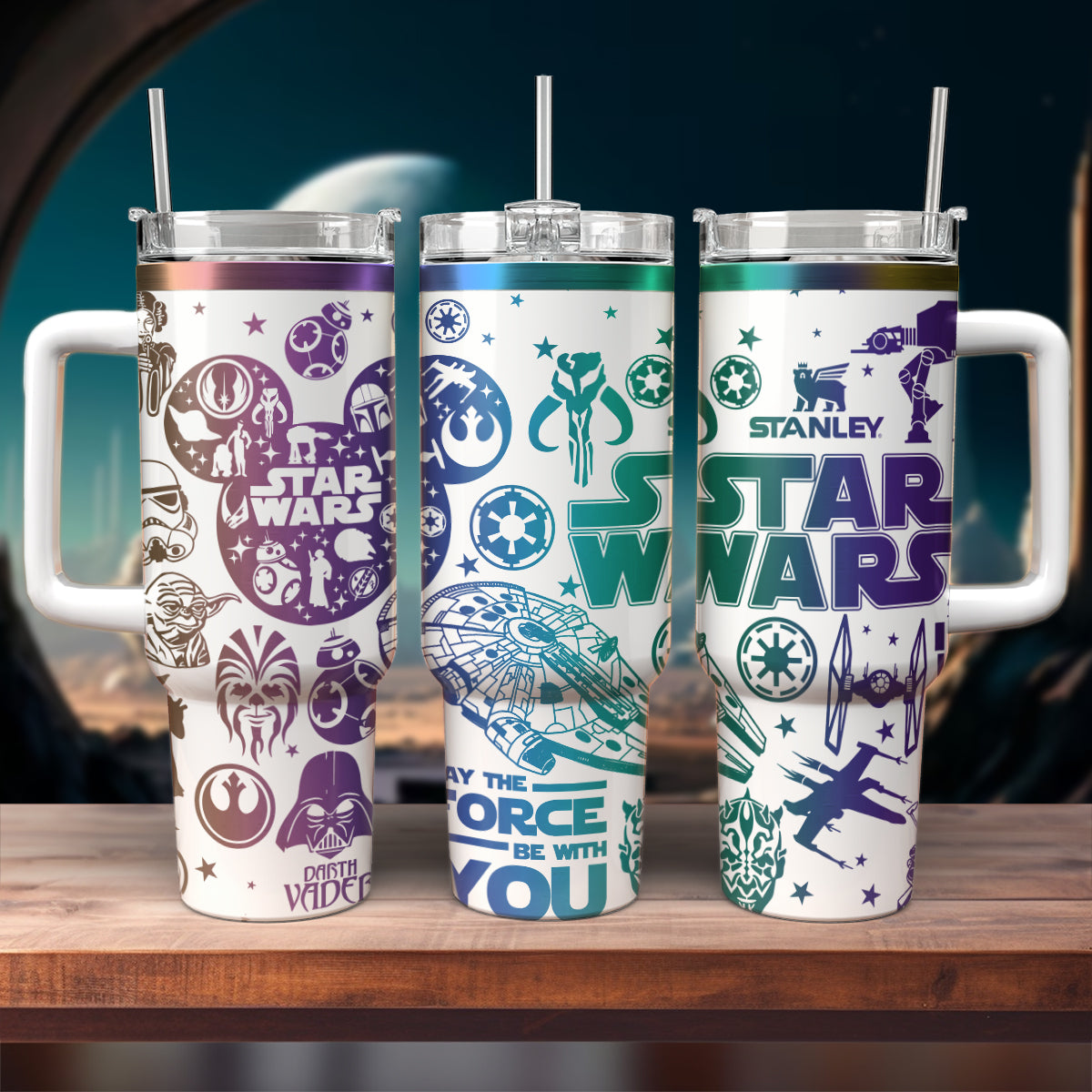 SW The Dark Side Galaxy Gift For Fans 40oz Tumbler- 407HLHNTB016