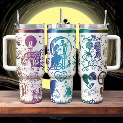 Jack & Sally Forever 40oz Tumbler - 408VTHNTB030