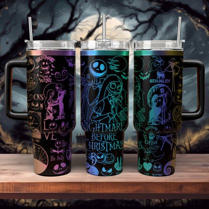 Disney Nightmare Christmas 40oz Tumbler - 408HLHNTB082