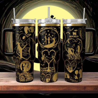 Couple Custom Name - Jack & Sally 40oz Tumbler - 408VTHNTB036