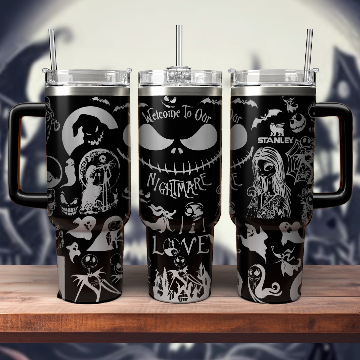 The Nightmare Christmas 40oz Tumbler - 408HLHNTB083