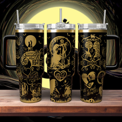 Jack & Sally Forever 40oz Tumbler - 408VTHNTB030