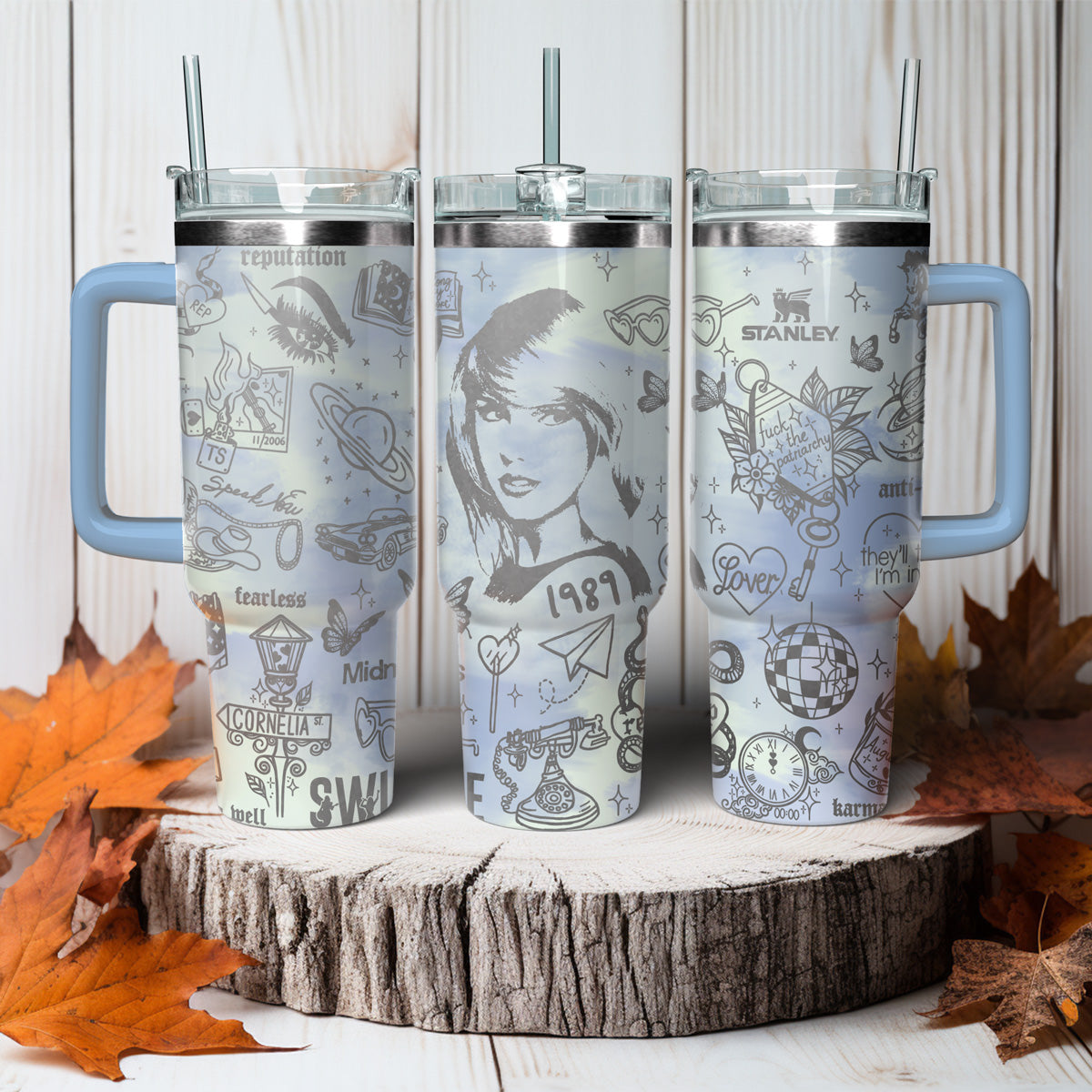 All 11 of Swift's Eras - 40oz Swiftie Tumbler 406HLHNTB010