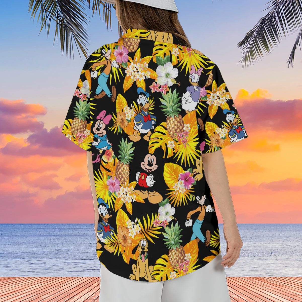 Mouse and Friends Summer Hawaiian Shirt- 406TTHNHS114