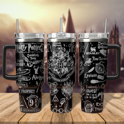 Harry Potter Wizard Engraved 40oz Tumbler- 407HLHNTB047