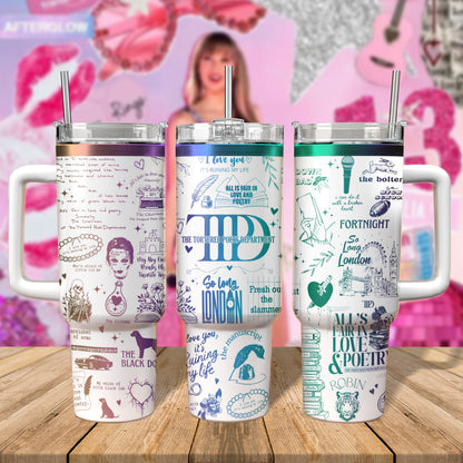 All 11 of Swift's Eras - 40oz Swiftie Tumbler 406HLHNTB002