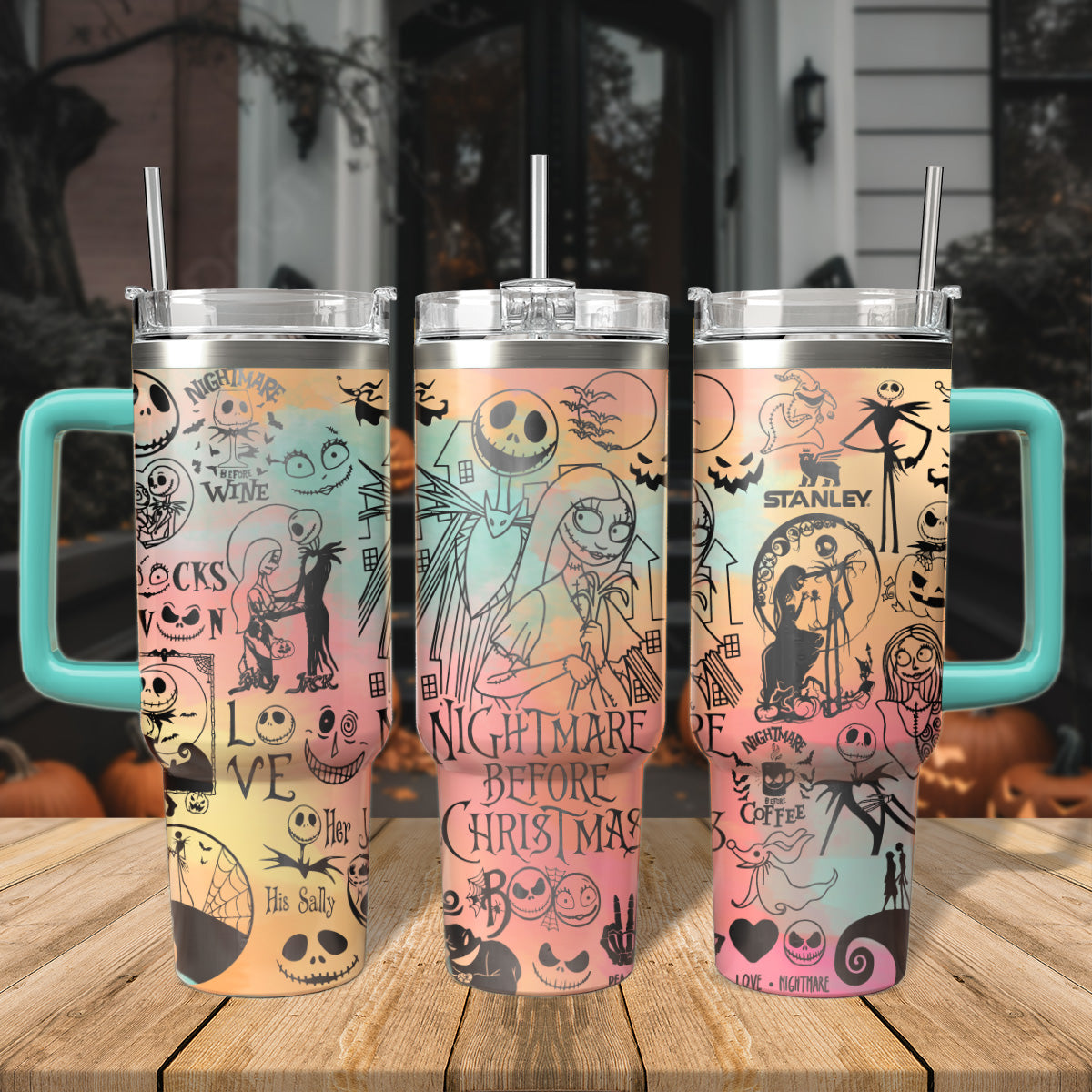 Disney Nightmare Christmas 40oz Tumbler - 408HLHNTB082