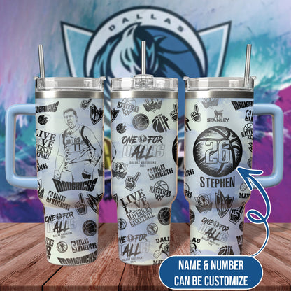 Custom Dallas Mavericks Tumbler 406TTHNTB035