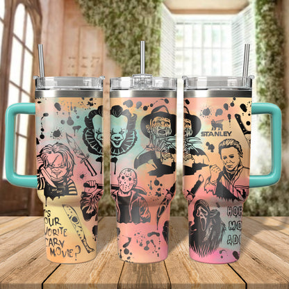 Horror Movies Characters 40oz Tumbler - 408HLHNTB079