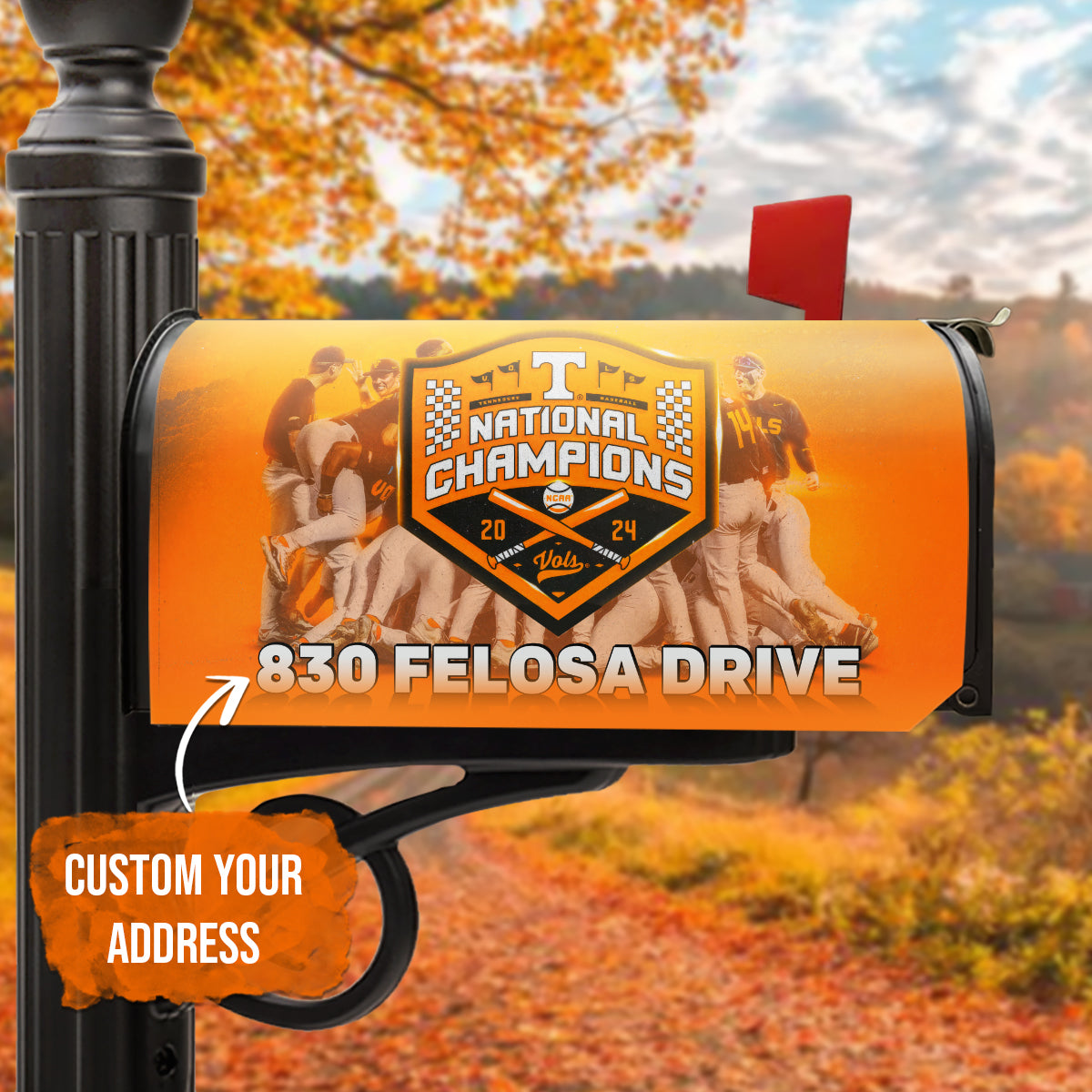 Tennessee Vols Champion Gift For Fan Mailbox Cover- 406TTHNMC147