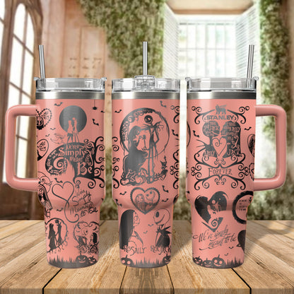 Jack & Sally Forever 40oz Tumbler - 408VTHNTB030