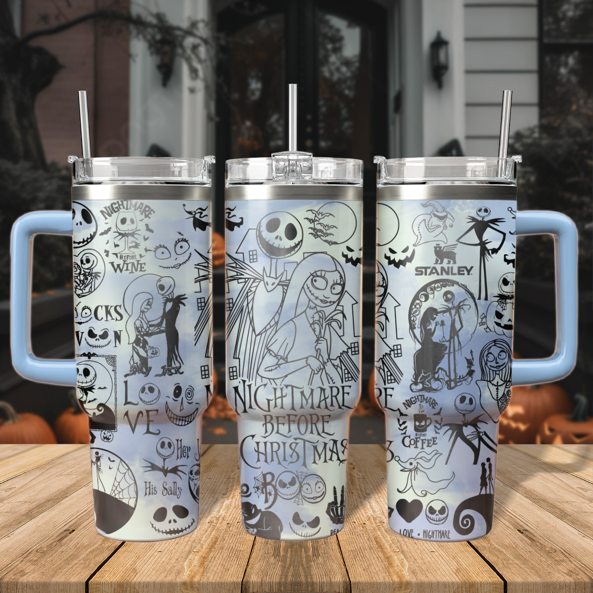 Disney Nightmare Christmas 40oz Tumbler - 408HLHNTB082