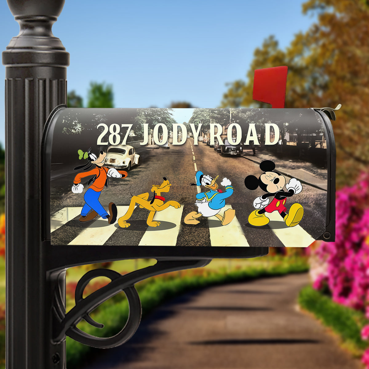 DN Abbey Road Mashup Mailbox Cover- 406TTHNMC165