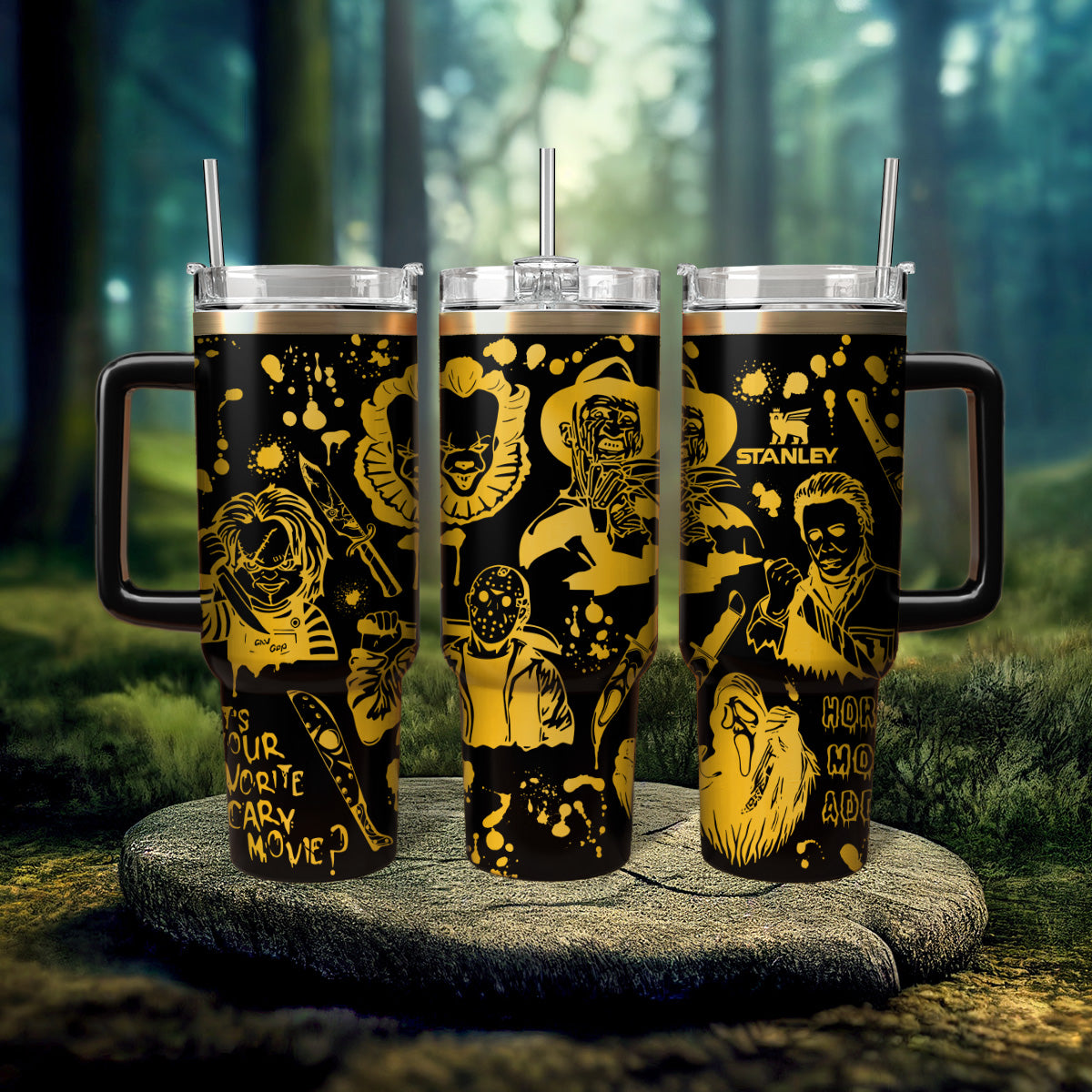 Horror Movies Characters 40oz Tumbler - 408HLHNTB079