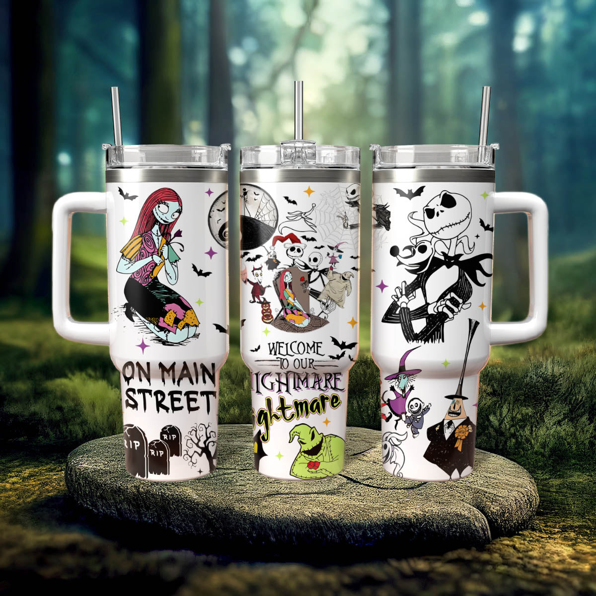 Nightmare Before Christmas, Jack Sally 40oz Tumbler - 408HLTLTB0100