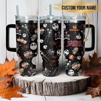 Custom Name Nightmare Before Christmas 40oz Tumbler - 408HLTLTB0100