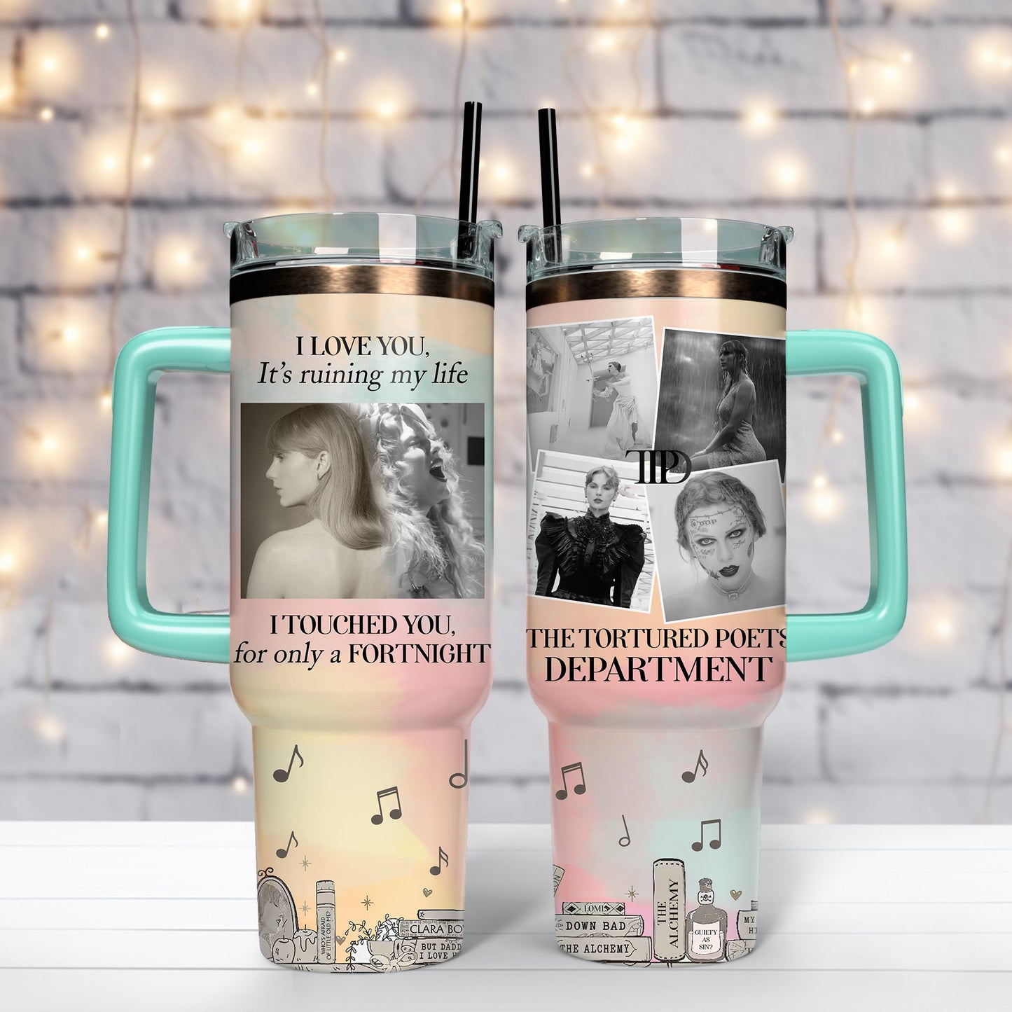 TTPD 40Oz Swiftie Tumbler TLA04 - The Tortured Poets Department