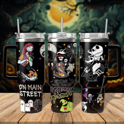 Nightmare Before Christmas, Jack Sally 40oz Tumbler - 408HLTLTB0100