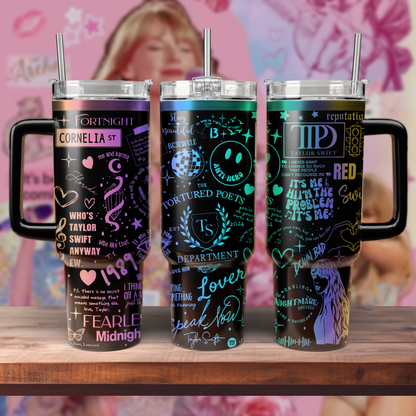 TTPD 40oz Swiftie Tumbler TLA35 - Perfect Gift For Fans