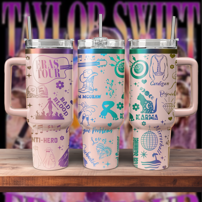 TTPD 40oz Swiftie Tumbler TLA38 - Perfect Gift For Fans