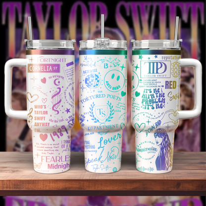 TTPD 40oz Swiftie Tumbler TLA35 - Perfect Gift For Fans