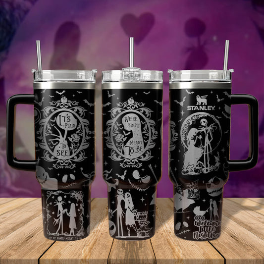 Jack & Sally 40oz Tumbler - 408VTTLTB034