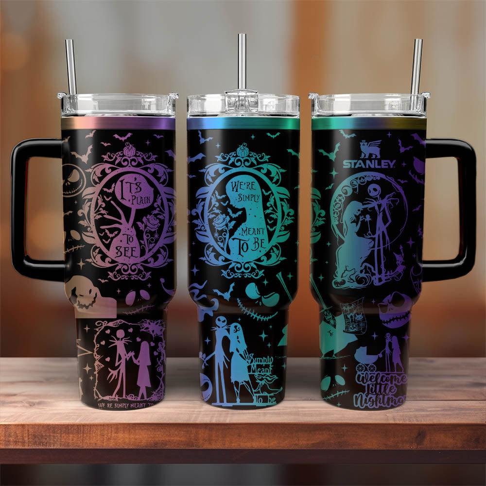 Jack & Sally 40oz Tumbler - 408VTTLTB034