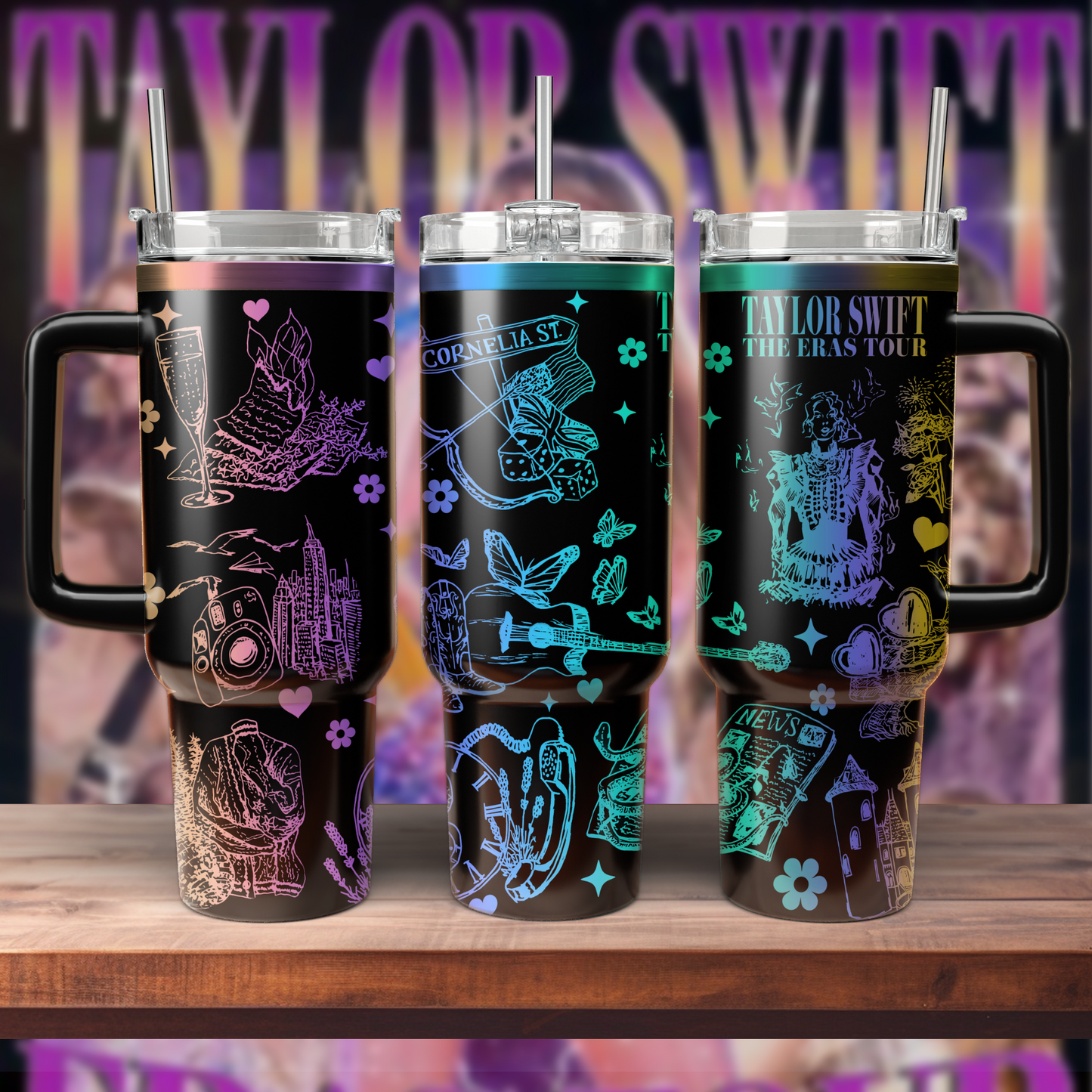 TTPD 40oz Swiftie Tumbler TLA37 - Perfect Gift For Fans