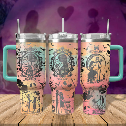 Jack & Sally 40oz Tumbler - 408VTTLTB034