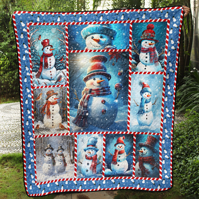 Snowman Art Blanket 407gh03