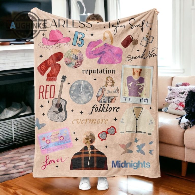 Swifties Inspired Blanket Quilt | Taylor Fans Gift | Taylor Room Decor | Swifties Gifts 1705TLB23