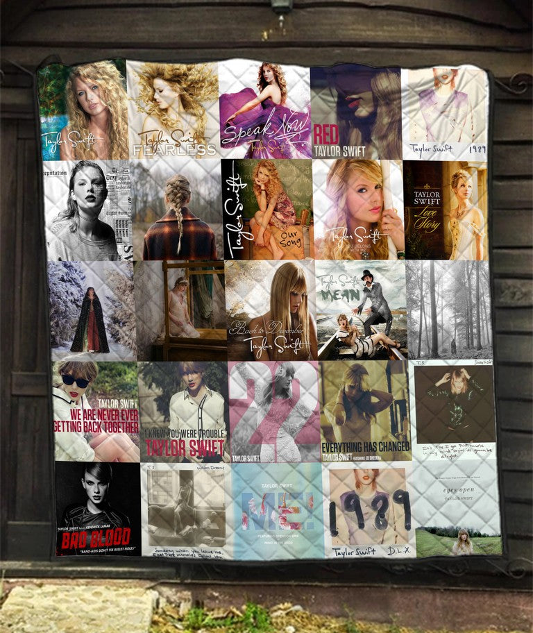 Swifties Inspired Blanket Quilt | Taylor Fans Gift | Taylor Room Decor | Swifties Gifts 1705TLB40