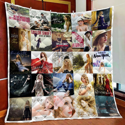 Swifties Inspired Blanket Quilt | Taylor Fans Gift | Taylor Room Decor | Swifties Gifts 1705TLB46