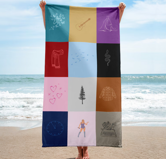 Swiftie Beach Towel, Eras Tour- 406TTBT108