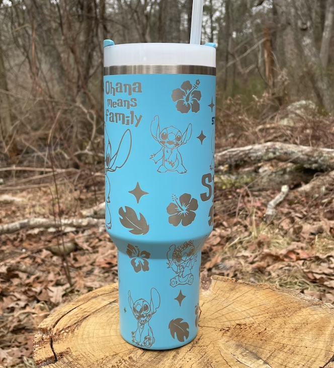 Ohana Means Family Engraved Tumbler- 406TTTB129