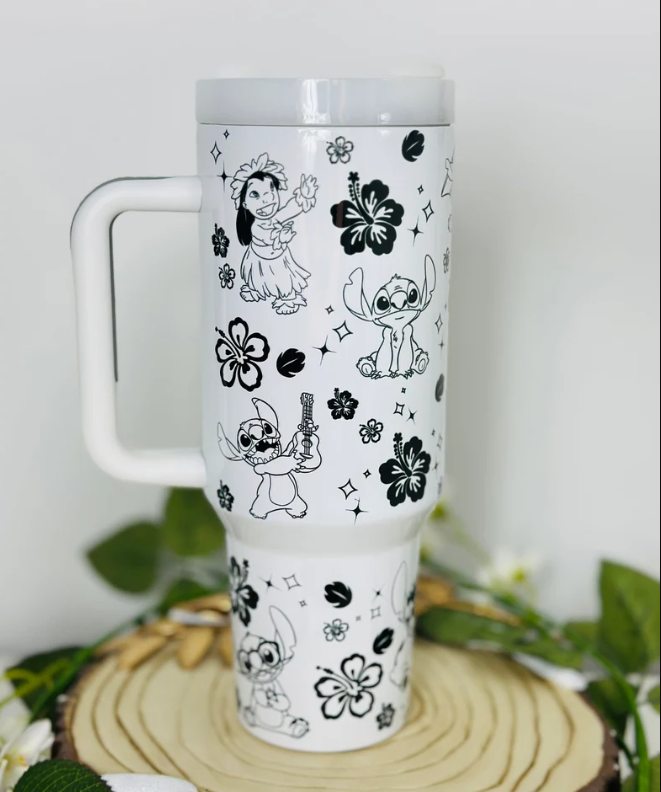 Lilo And Stitch Disney Movie Characters Printed Tumbler- 406TTTB131