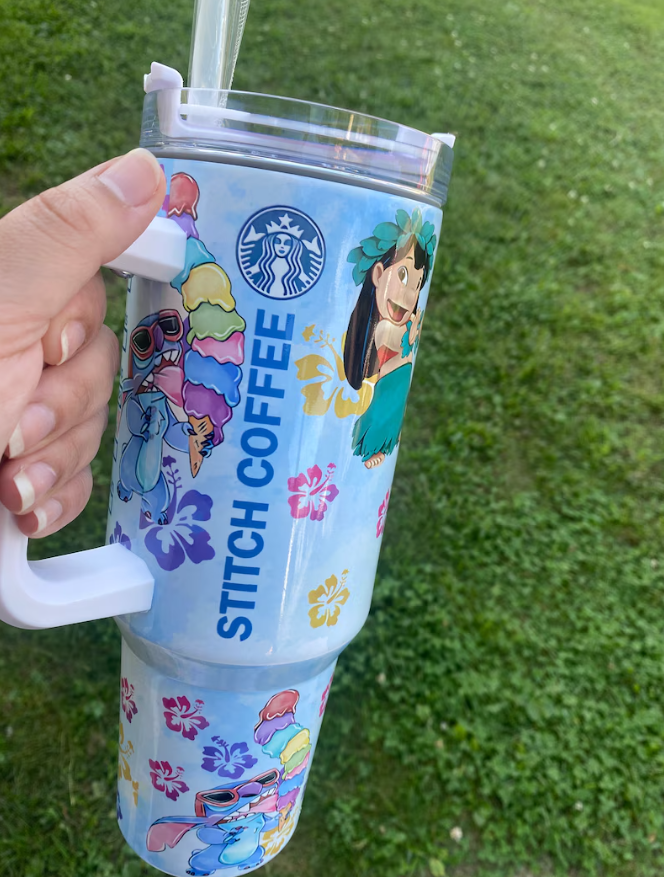 Stitch Coffee Printed Tumbler- 406TTTB132