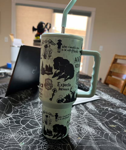 Wizard School 40 Oz Printed Tumbler- 406TTTB141