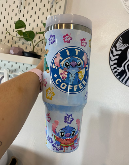 Stitch Coffee Printed Tumbler- 406TTTB132