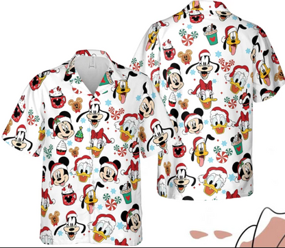 Mouse And Friends Christmas Candy Hawaiian Shirt- 406TTHS169