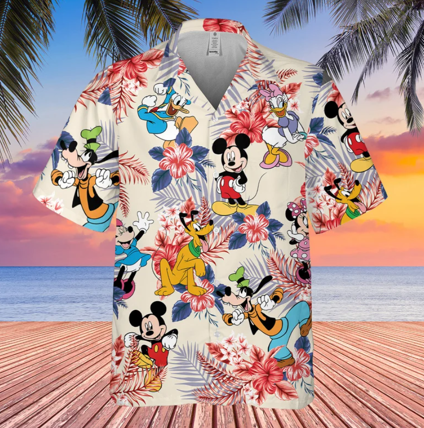 DN Mouse and Friends Hawaiian Shirt- 406TTHS170