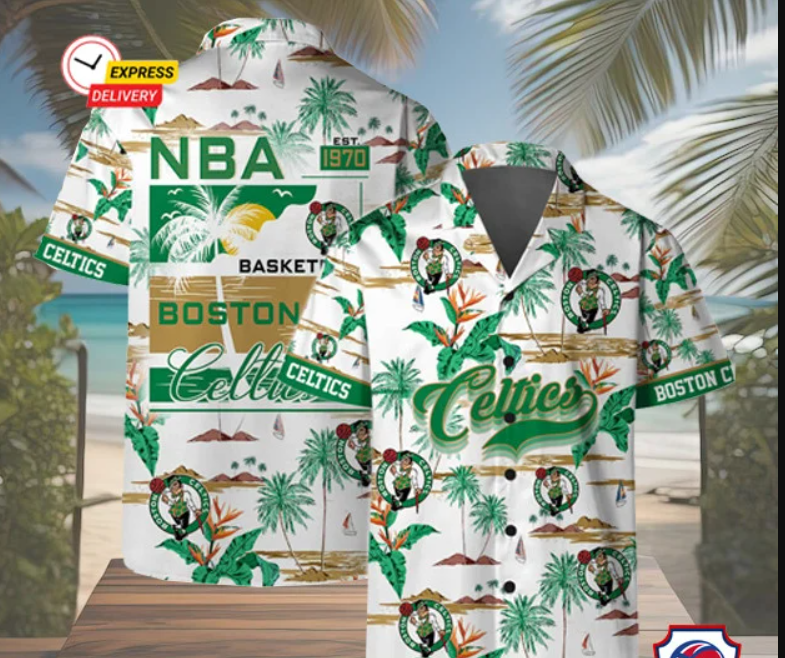 Boston Champion Hawaiian Shirt- 406TTHS156