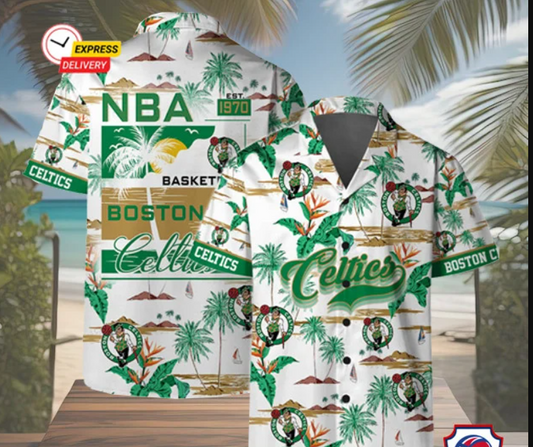 Boston Champion Hawaiian Shirt- 406TTHS156