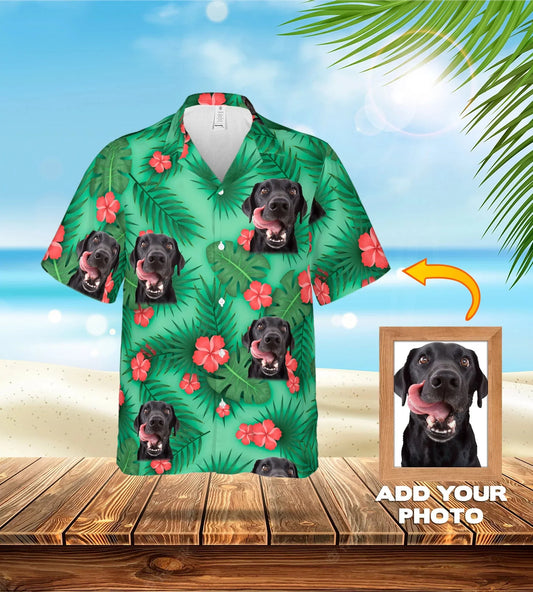 Custom Face Hawaiian Shirt All Over Print Unisex Shirt Vibe Summer Tropical