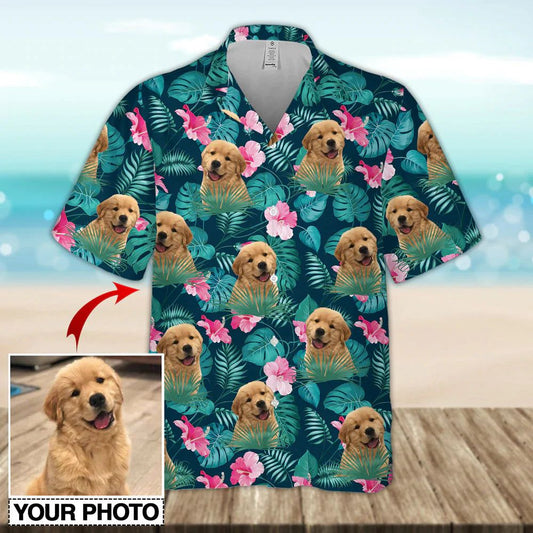 Custom Face Hawaiian Shirt All Over Print Unisex Shirt Vibe Summer Tropical